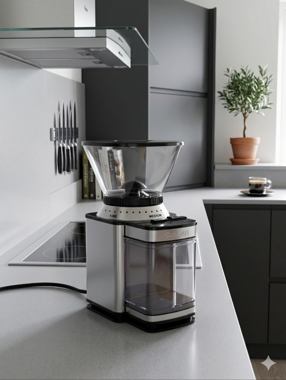 Cuisinart Coffee Grinder in Sage Green and Black